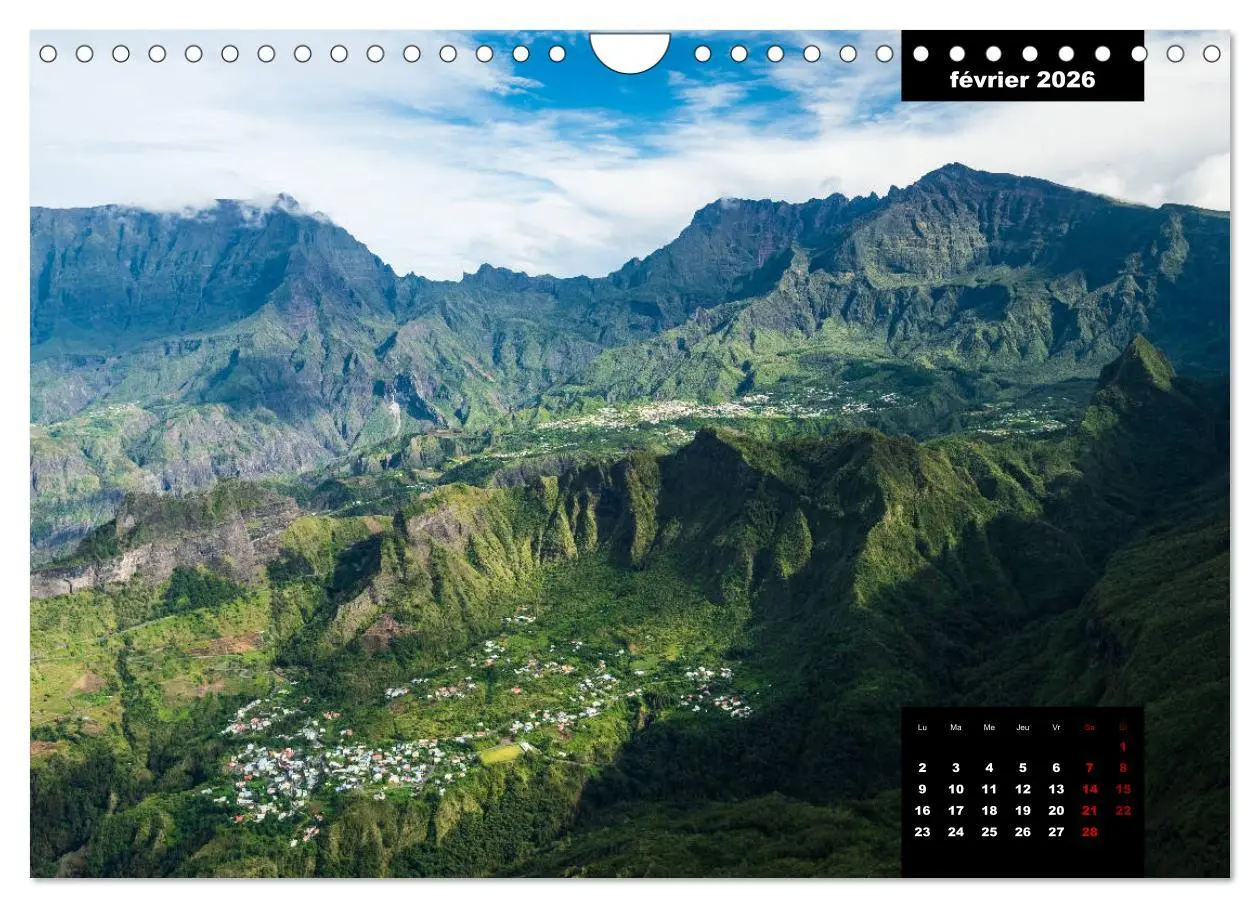 Bild: 9783516561425 | Paysages de l'île de La Réunion (Calendrier mural 2026 DIN A4...