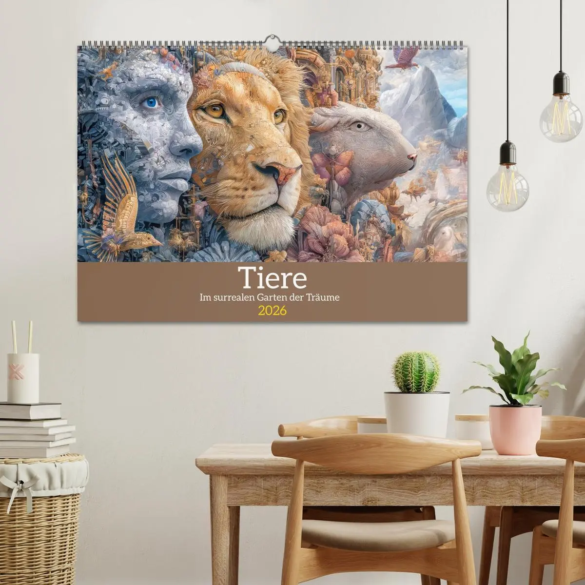 Bild: 9783516631425 | Tiere - Im surrealen Garten der Träume (Wandkalender 2026 DIN A2...