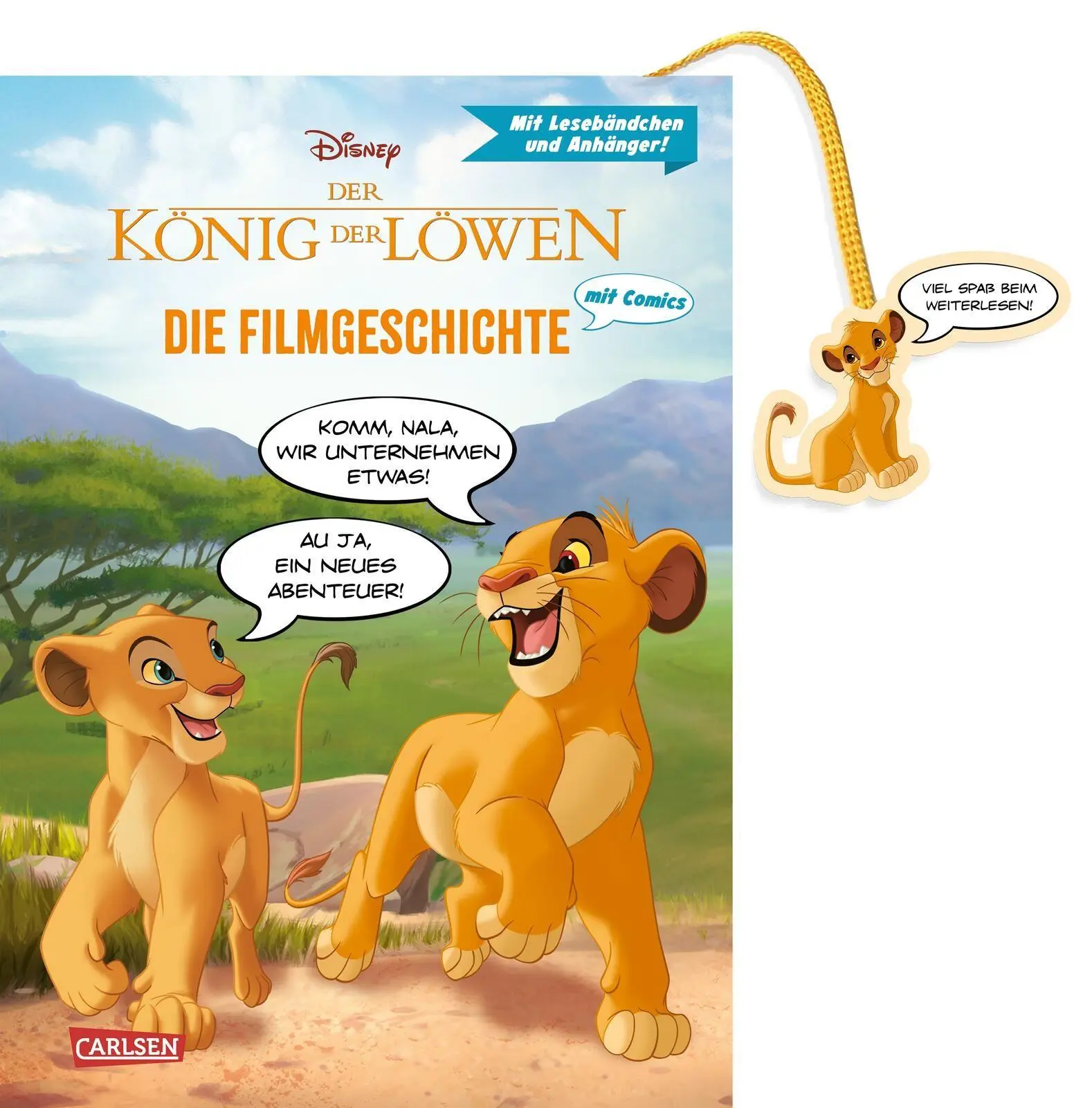 Cover: 9783551281425 | Disney: Der König der Löwen - Die Filmgeschichte mit Comics | Disney