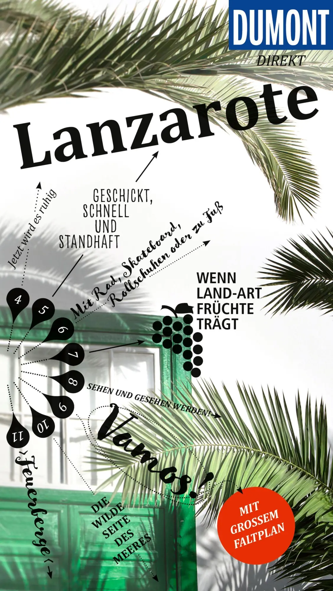 Cover: 9783616001425 | DUMONT direkt Reiseführer Lanzarote | Mit großem Faltplan | Buch