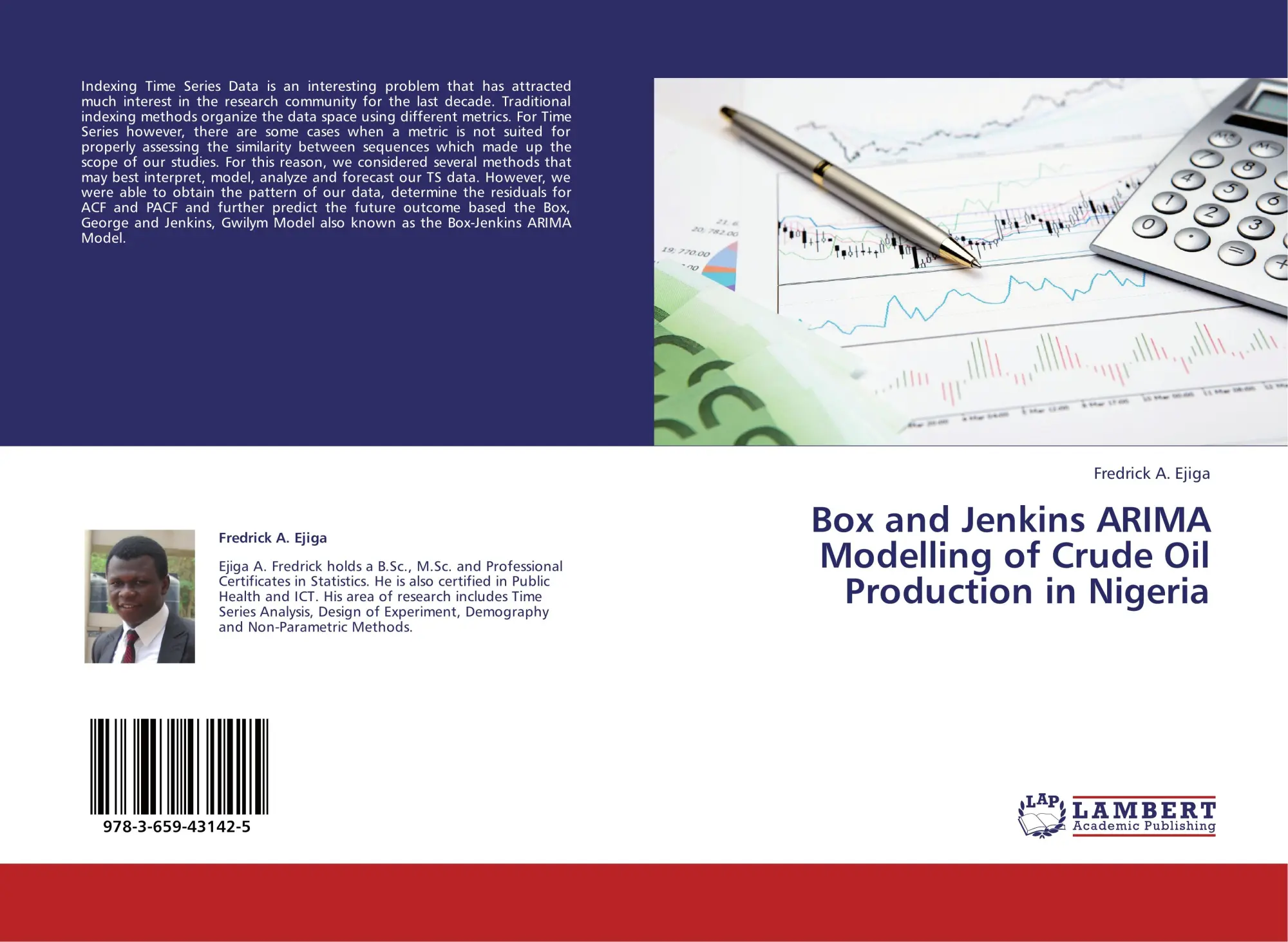 Cover: 9783659431425 | Box and Jenkins ARIMA Modelling of Crude Oil Production in Nigeria