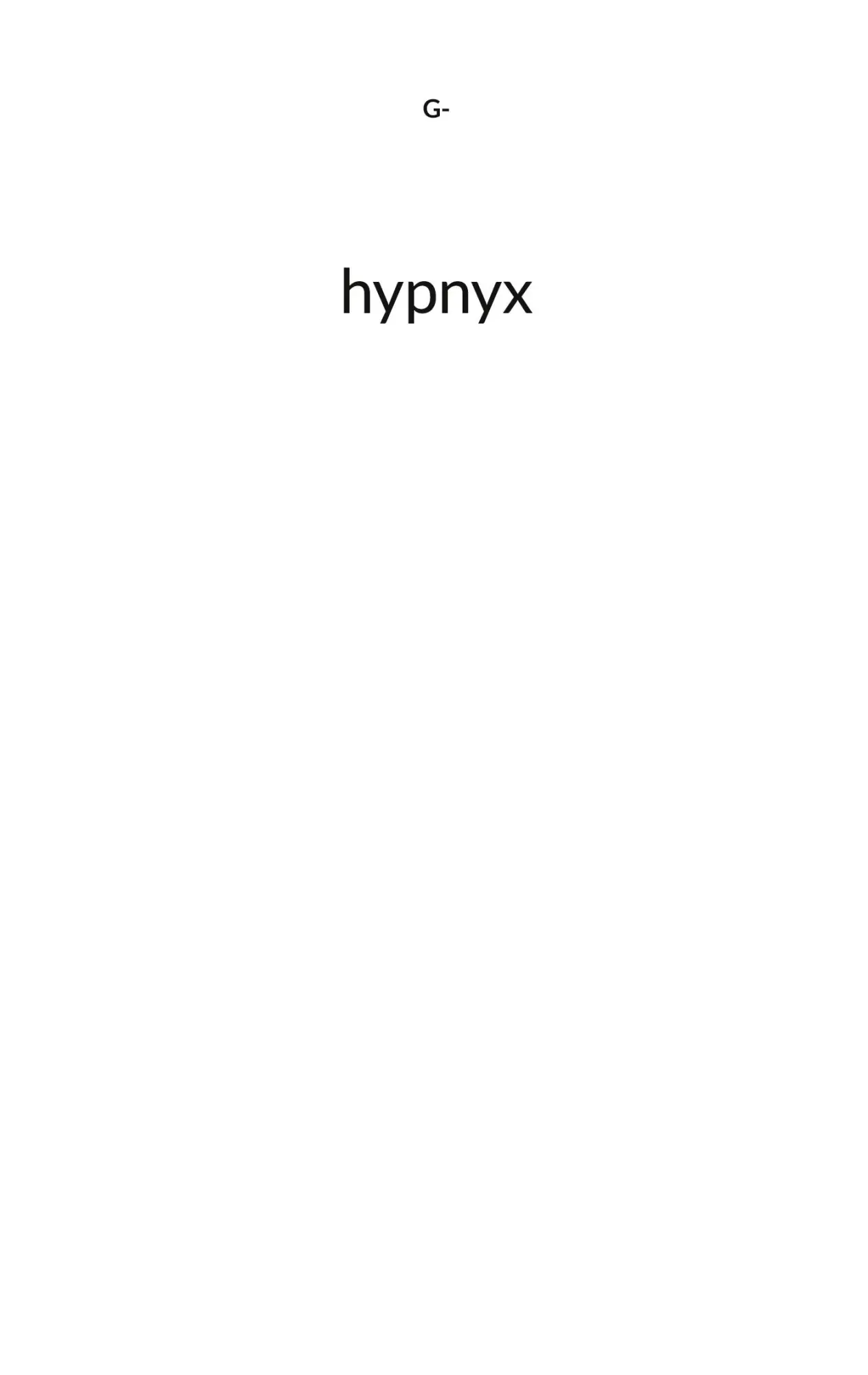 Cover: 9783695761425 | hypnyx | G | Taschenbuch | 44 S. | Deutsch | 2026 | EAN 9783695761425