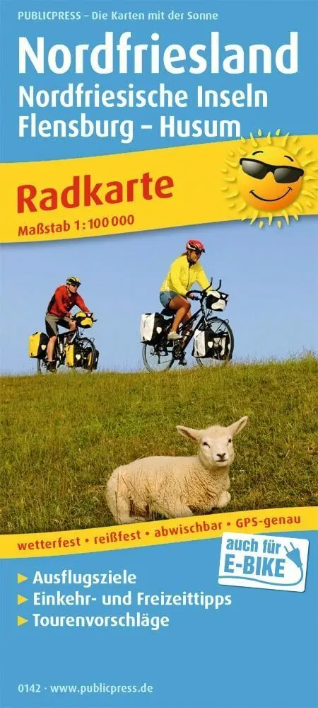 Cover: 9783747301425 | Publicpress Radkarte Nordfriesland, Nordfriesische Inseln,...
