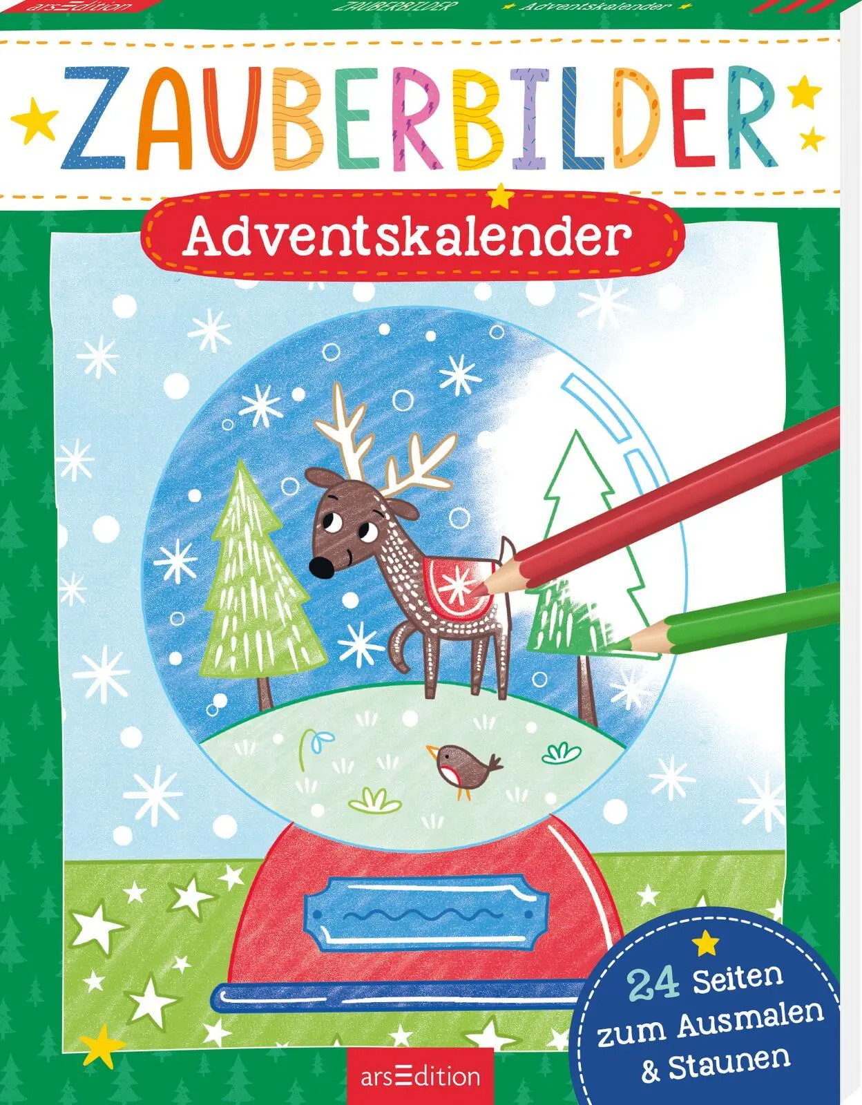 Cover: 9783845861425 | Zauberbilder - Adventskalender | 24 Seiten zum Ausmalen &amp; Staunen
