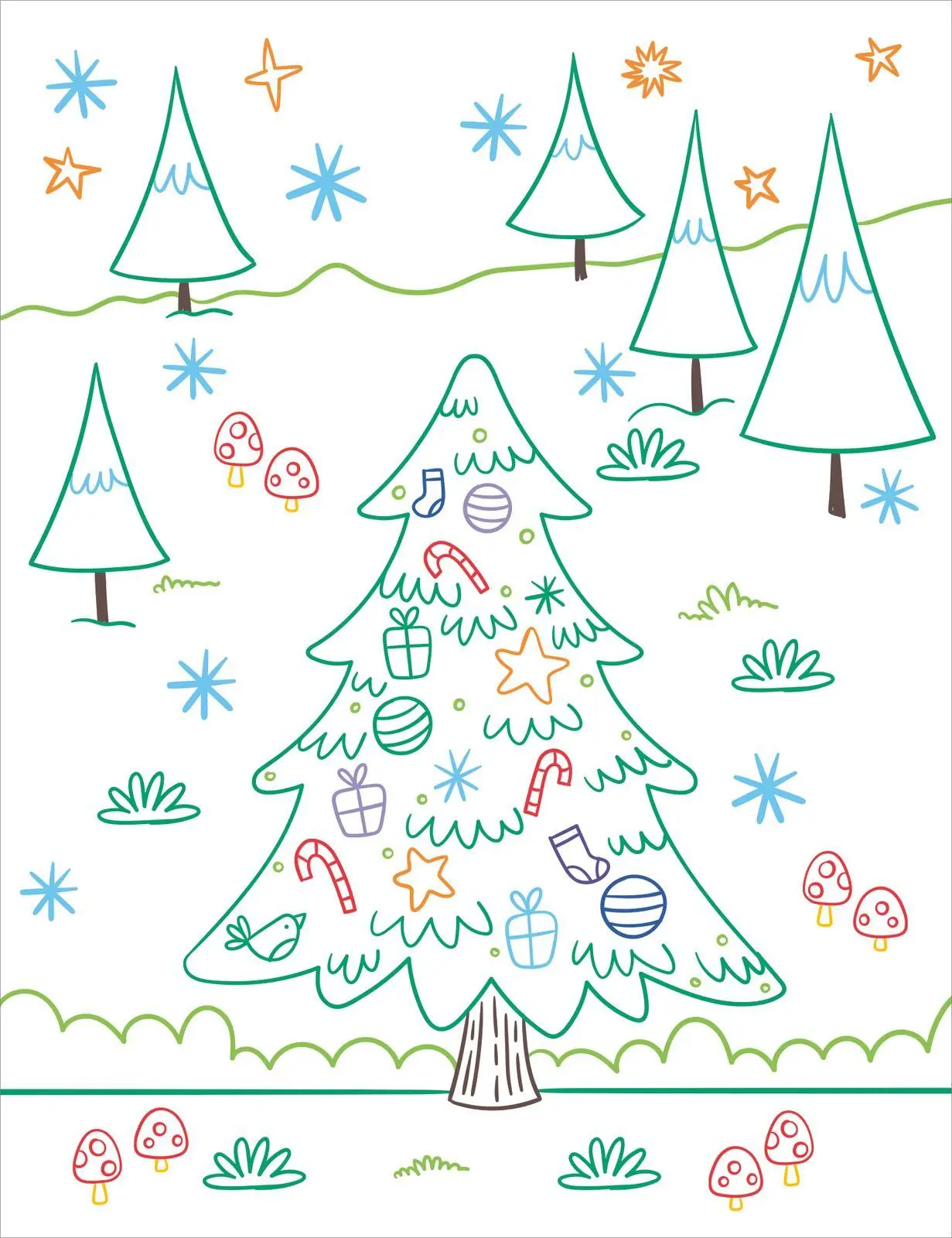 Bild: 9783845861425 | Zauberbilder - Adventskalender | 24 Seiten zum Ausmalen &amp; Staunen