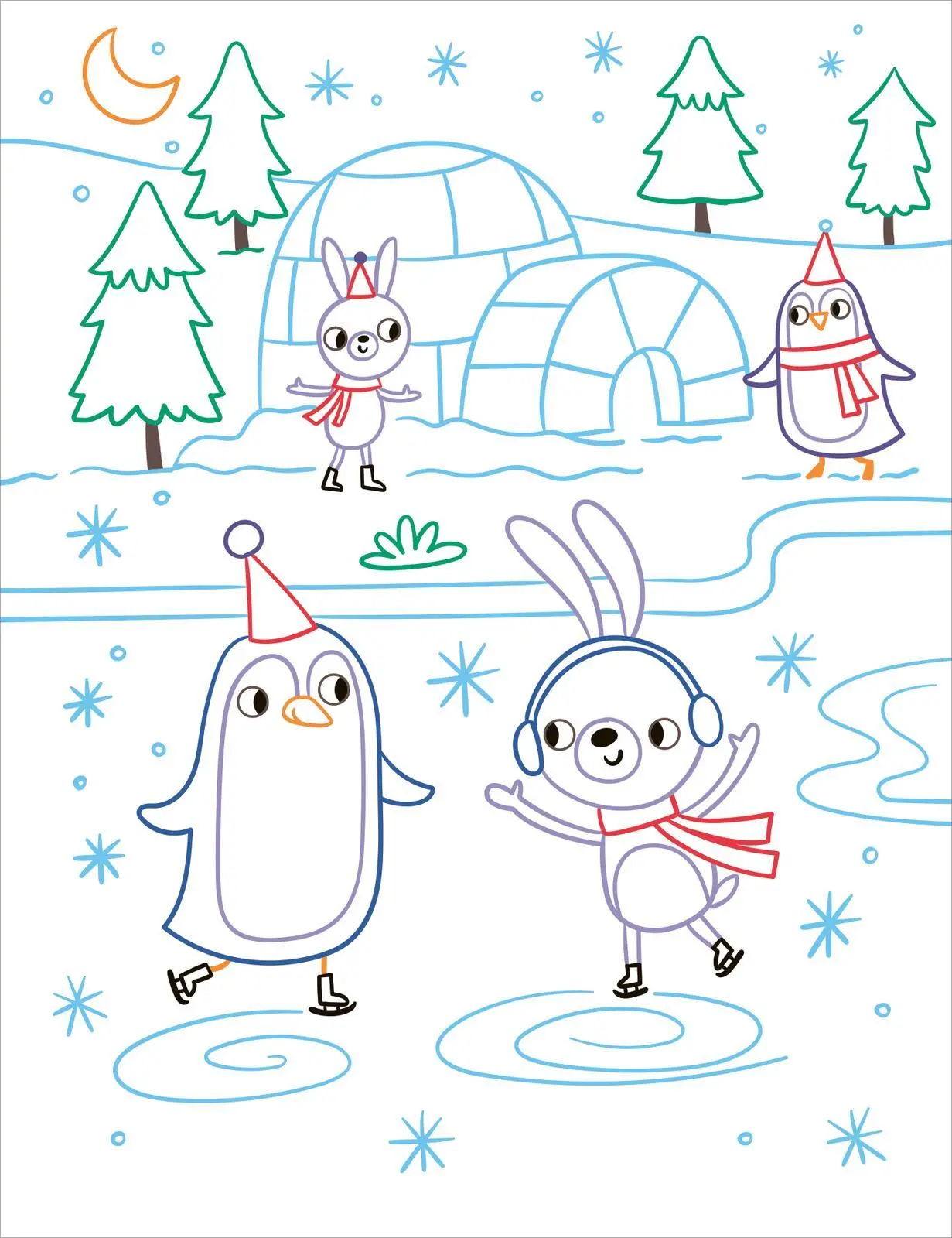 Bild: 9783845861425 | Zauberbilder - Adventskalender | 24 Seiten zum Ausmalen &amp; Staunen