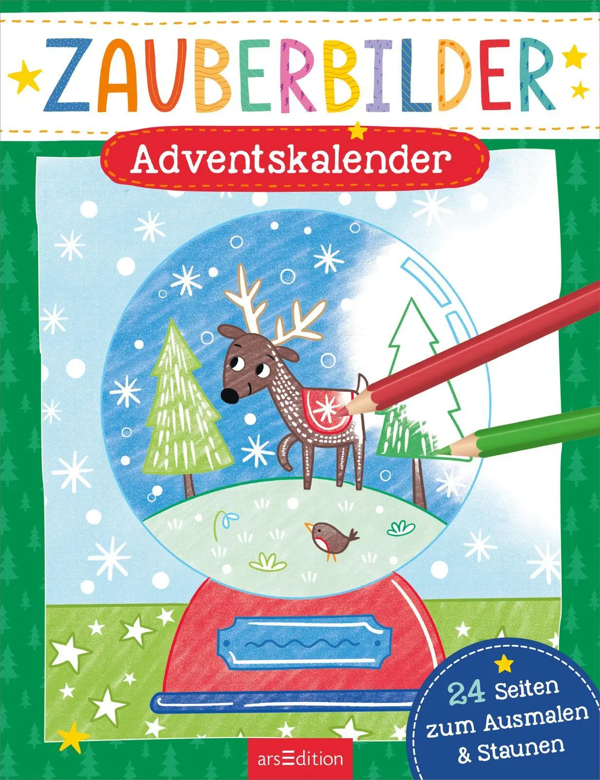 Bild: 9783845861425 | Zauberbilder - Adventskalender | 24 Seiten zum Ausmalen &amp; Staunen