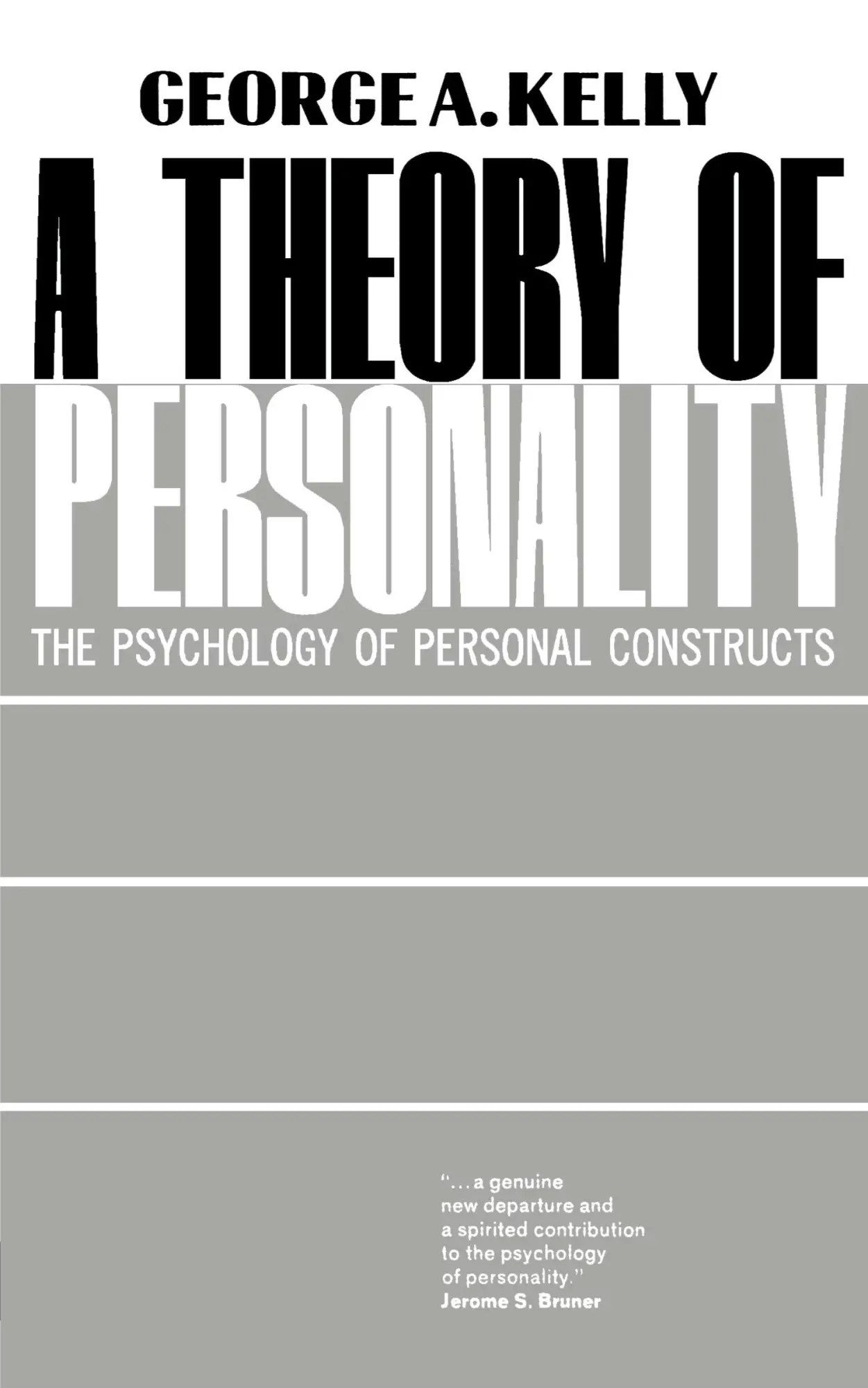 Cover: 9780393001525 | A Theory of Personality | The Psychology of Personal Constructs | Buch