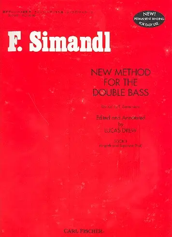 Cover: 9780825801525 | New Method For Double Bass 1 | FRANZ SIMANDL | Buch | 1998