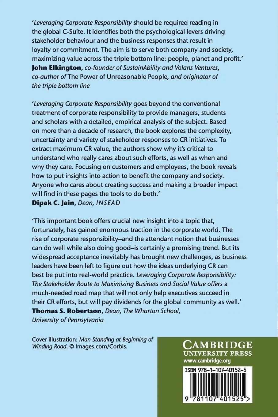 Rückseite: 9781107401525 | Leveraging Corporate Responsibility | C. B. Bhattacharya (u. a.)