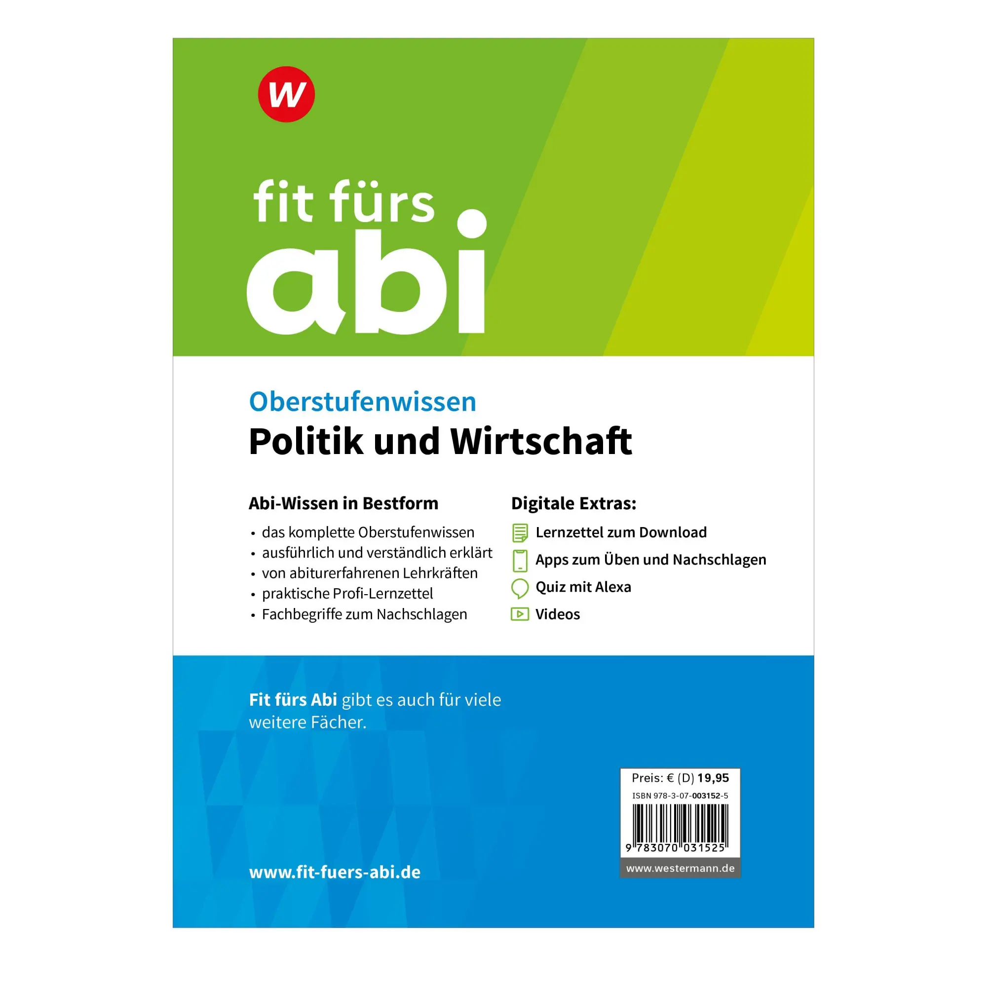 Bild: 9783070031525 | Fit fürs Abi. Oberstufenwissen Politik und Wirtschaft | Schmidt | Buch