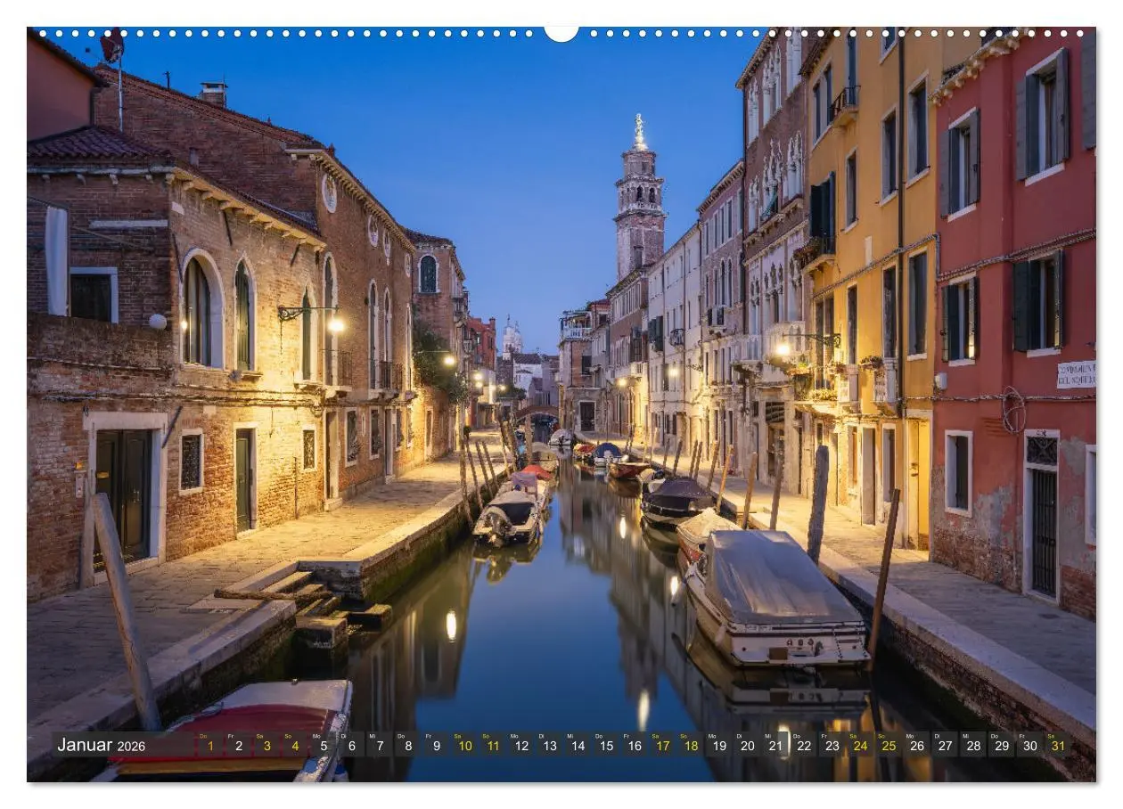 Bild: 9783457391525 | Malerisches Venedig (Wandkalender 2026 DIN A2 quer), CALVENDO...