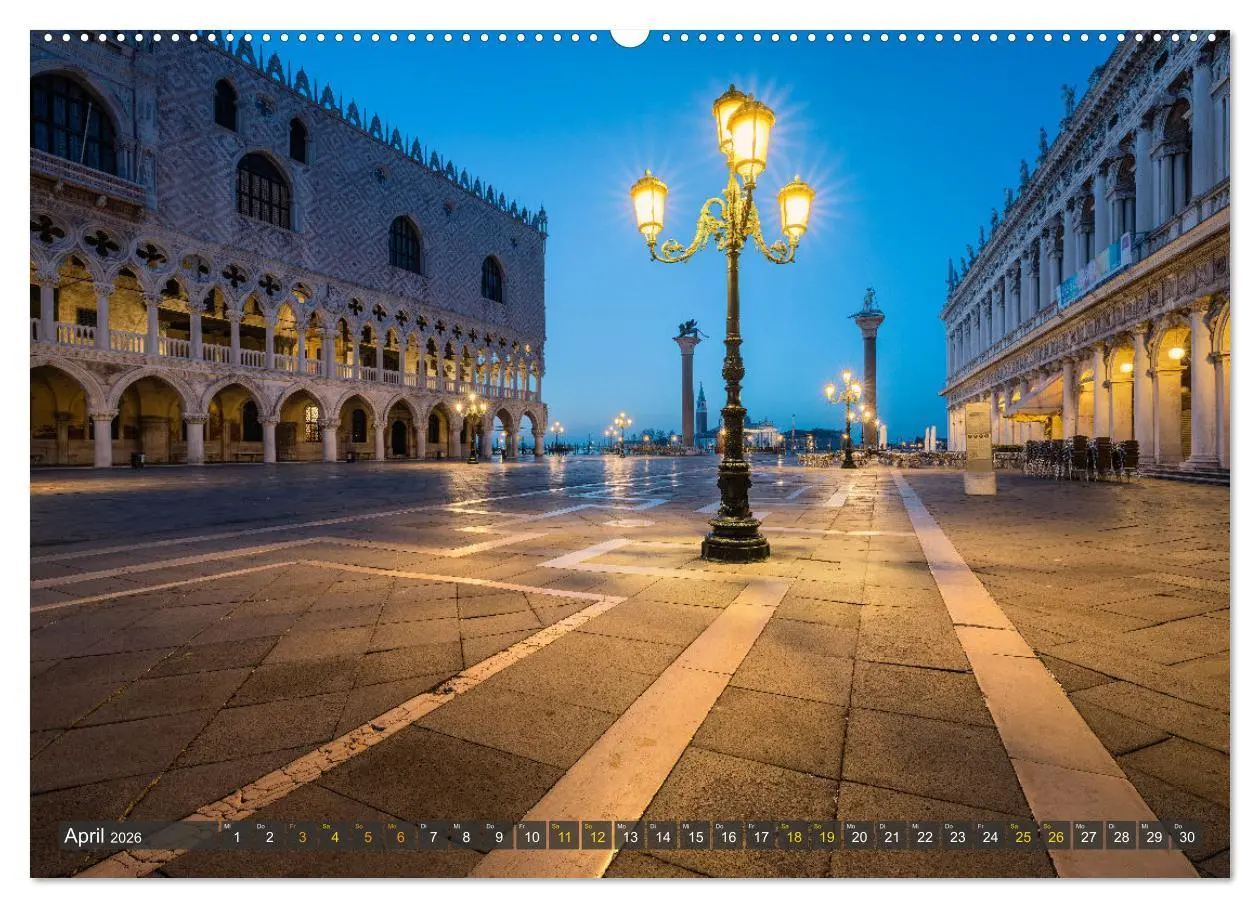 Bild: 9783457391525 | Malerisches Venedig (Wandkalender 2026 DIN A2 quer), CALVENDO...