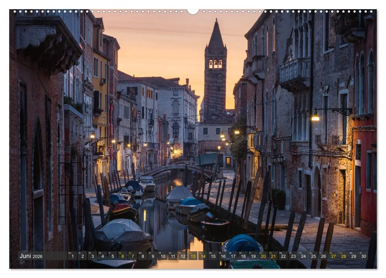 Bild: 9783457391525 | Malerisches Venedig (Wandkalender 2026 DIN A2 quer), CALVENDO...