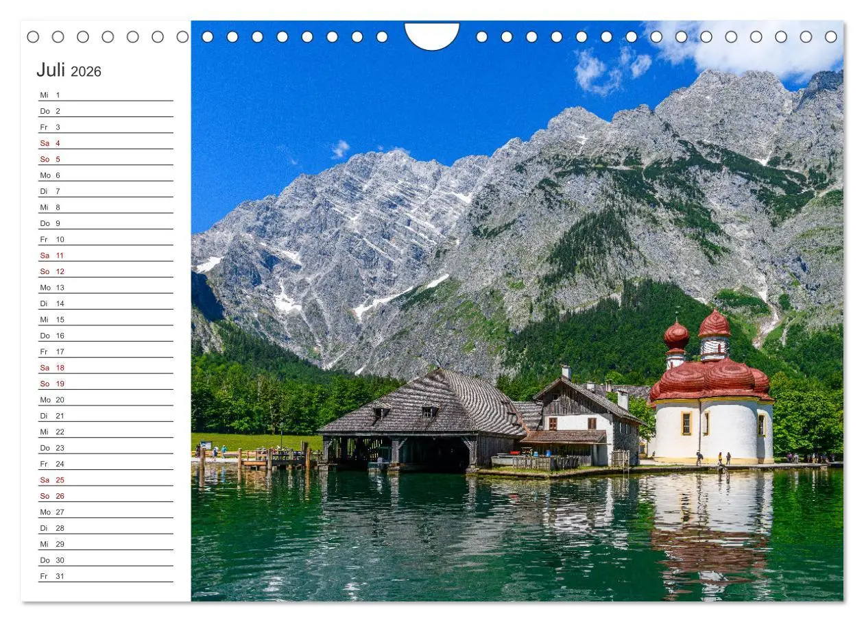 Bild: 9783457601525 | Berchtesgadener Land im Wechsel der Jahreszeiten (Wandkalender 2026...