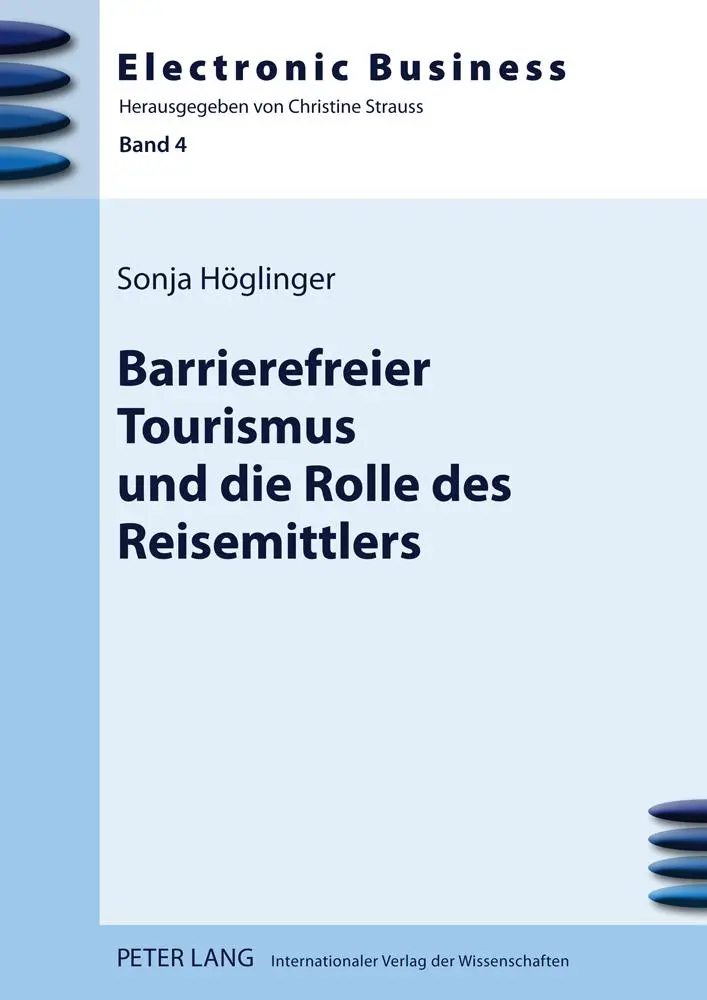 Cover: 9783631601525 | Barrierefreier Tourismus und die Rolle des Reisemittlers | Höglinger