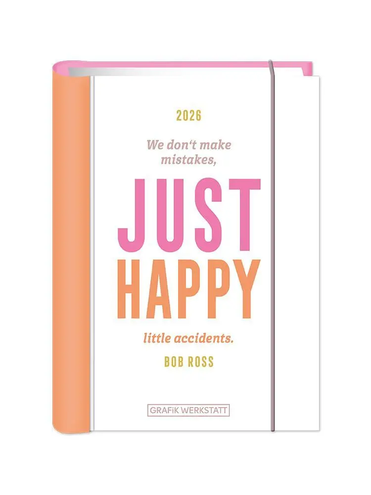 Cover: 9783986361525 | Terminplaner 2026 Just happy | Terminplaner Hardcover | Original