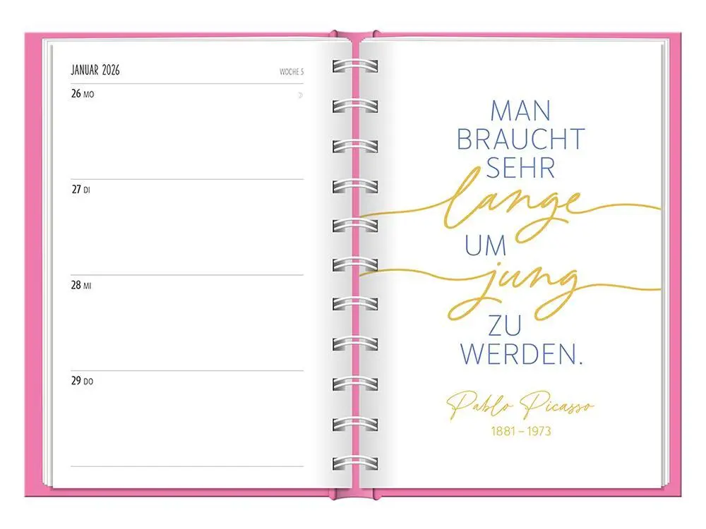 Bild: 9783986361525 | Terminplaner 2026 Just happy | Terminplaner Hardcover | Original