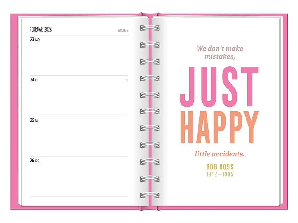 Bild: 9783986361525 | Terminplaner 2026 Just happy | Terminplaner Hardcover | Original