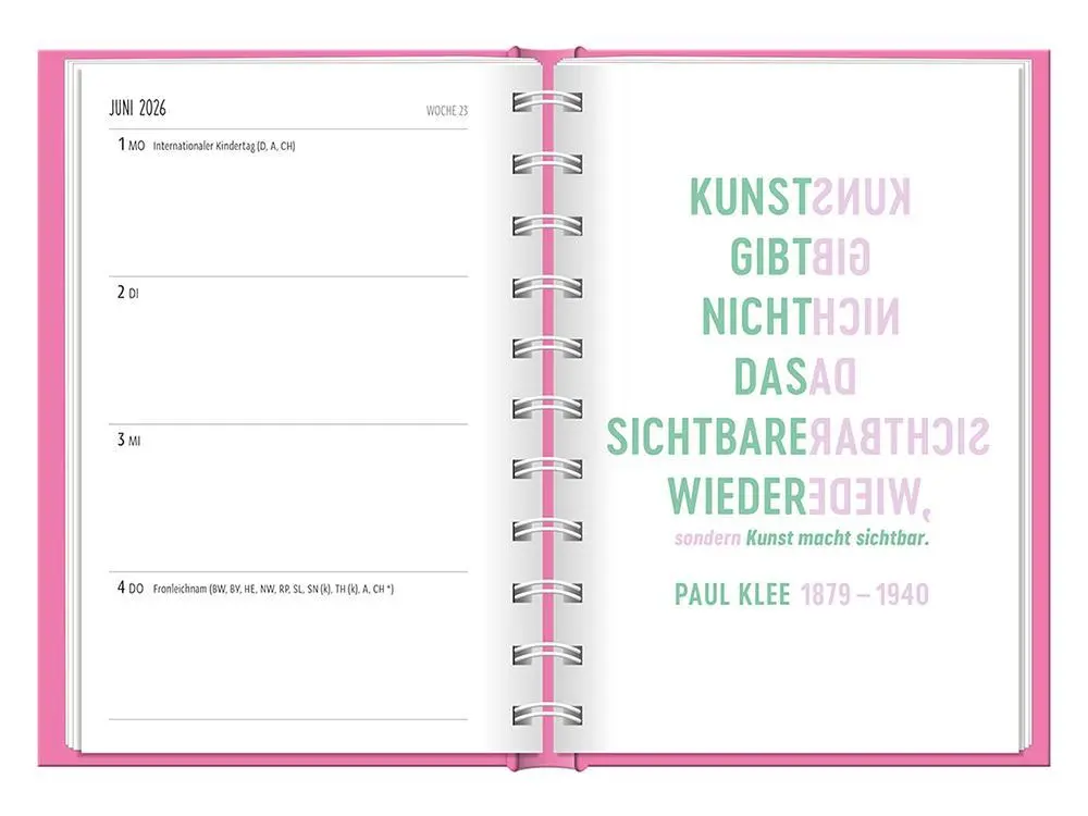 Bild: 9783986361525 | Terminplaner 2026 Just happy | Terminplaner Hardcover | Original