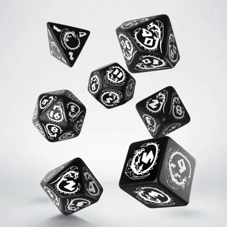 Cover: 5907814951625 | Dragons Dice Set: Hematite | Dragon-Dice | QWODRA05 | Q-Workshop