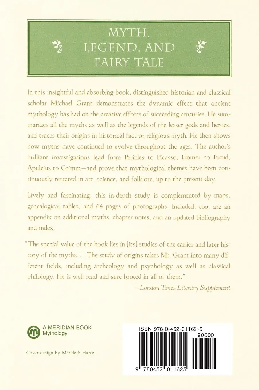 Rückseite: 9780452011625 | Myths of the Greeks and Romans | Michael Grant | Taschenbuch | 1995