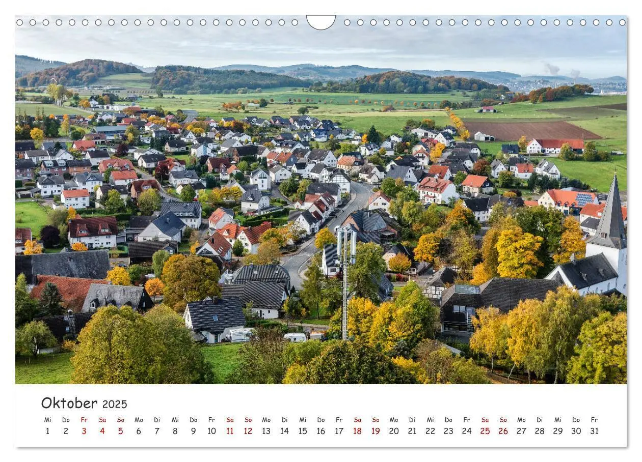 Bild: 9783435431625 | Das Sauerland bei Brilon aus der Vogelperspektive (Wandkalender...
