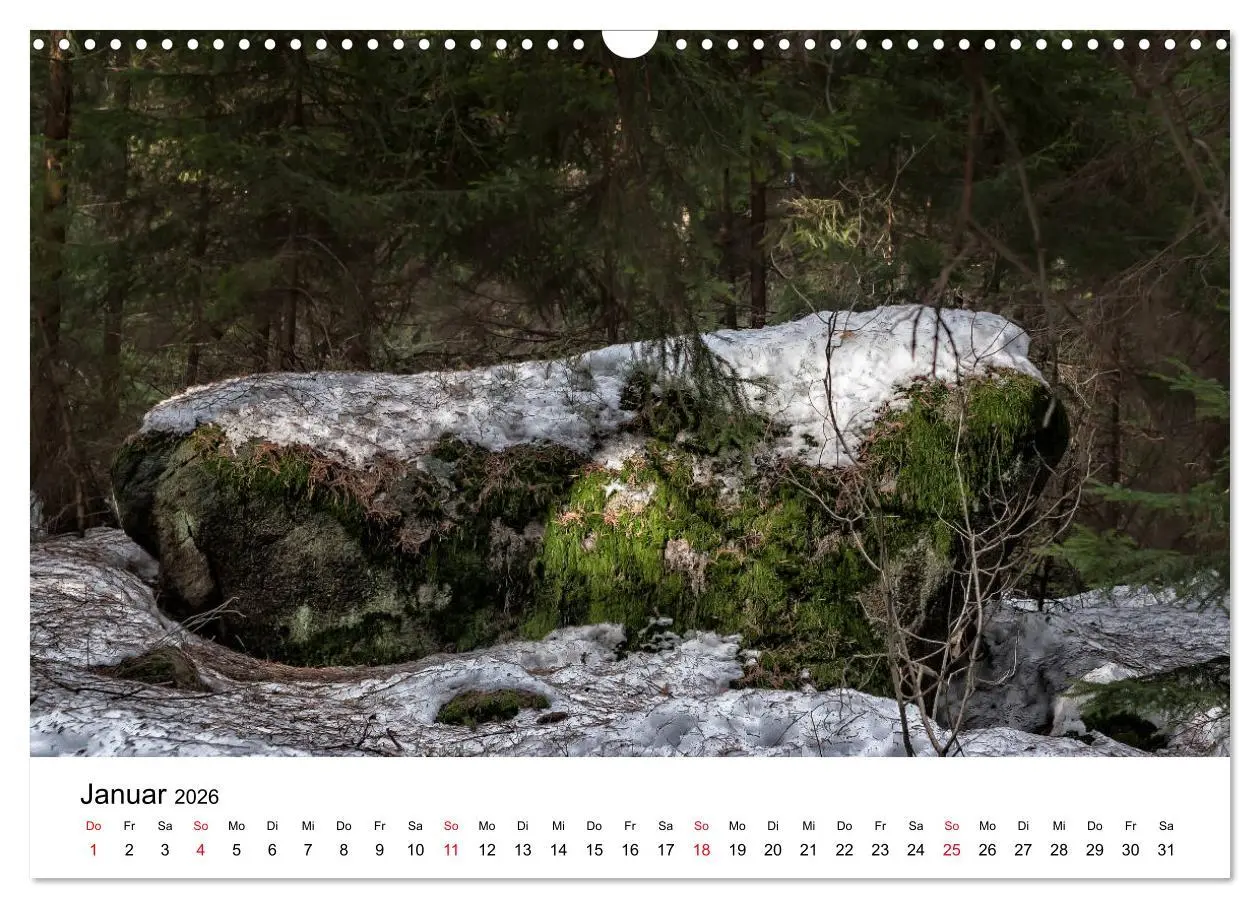 Bild: 9783457831625 | Granitwelten im Waldviertel (Wandkalender 2026 DIN A3 quer),...