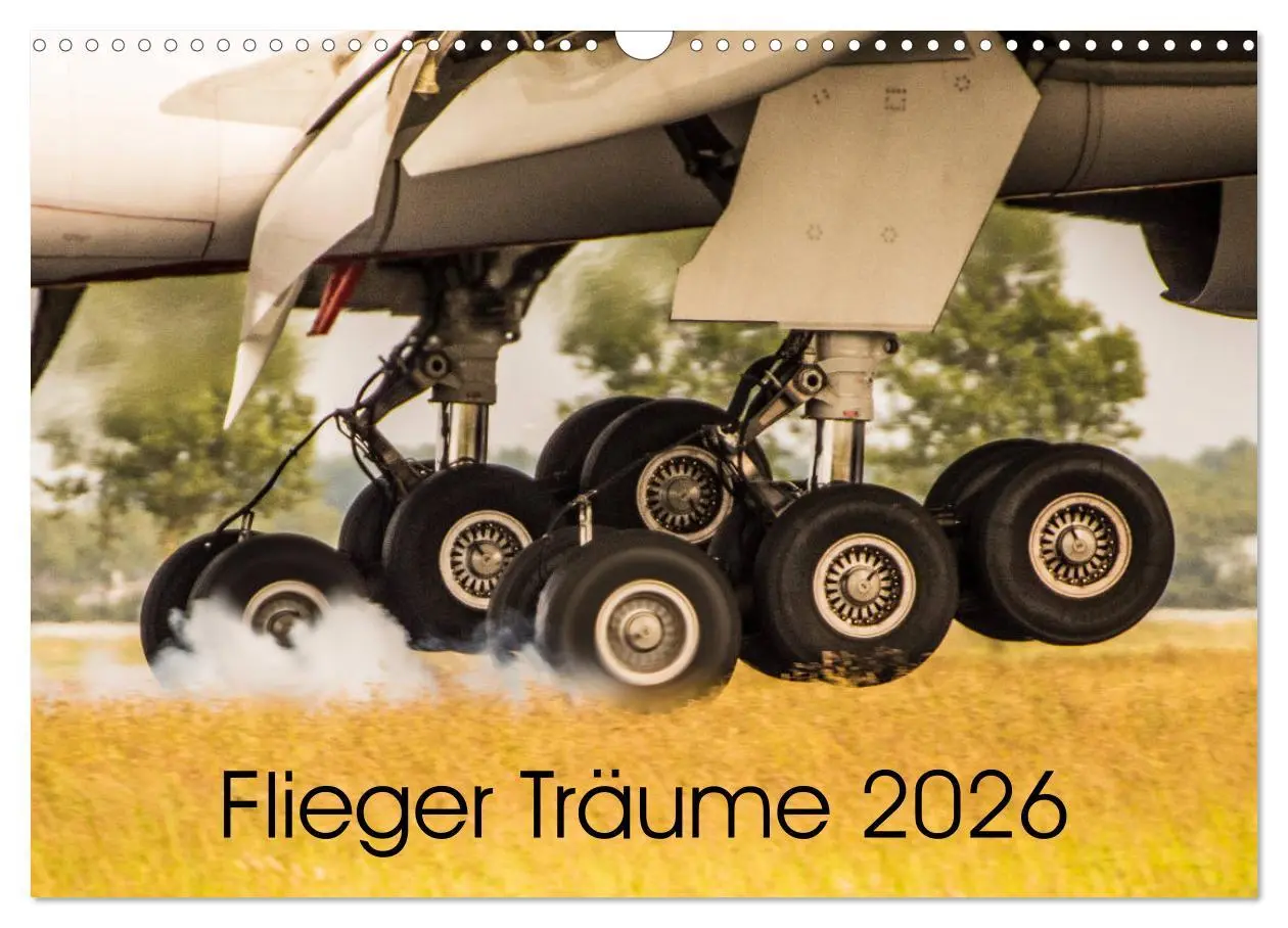 Cover: 9783457901625 | Flieger Träume 2026 (Wandkalender 2026 DIN A3 quer), CALVENDO...