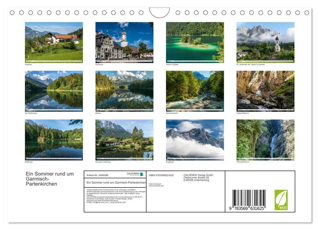 Bild: 9783569631625 | Ein Sommer rund um Garmisch-Partenkirchen (Wandkalender 2027 DIN A4...