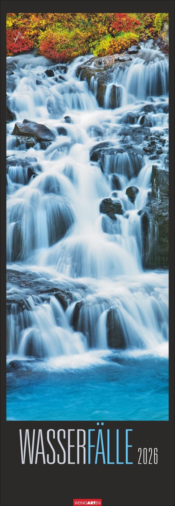 Cover: 9783839901625 | Wasserfälle Kalender 2026 | Weingarten | Kalender | Spiralbindung