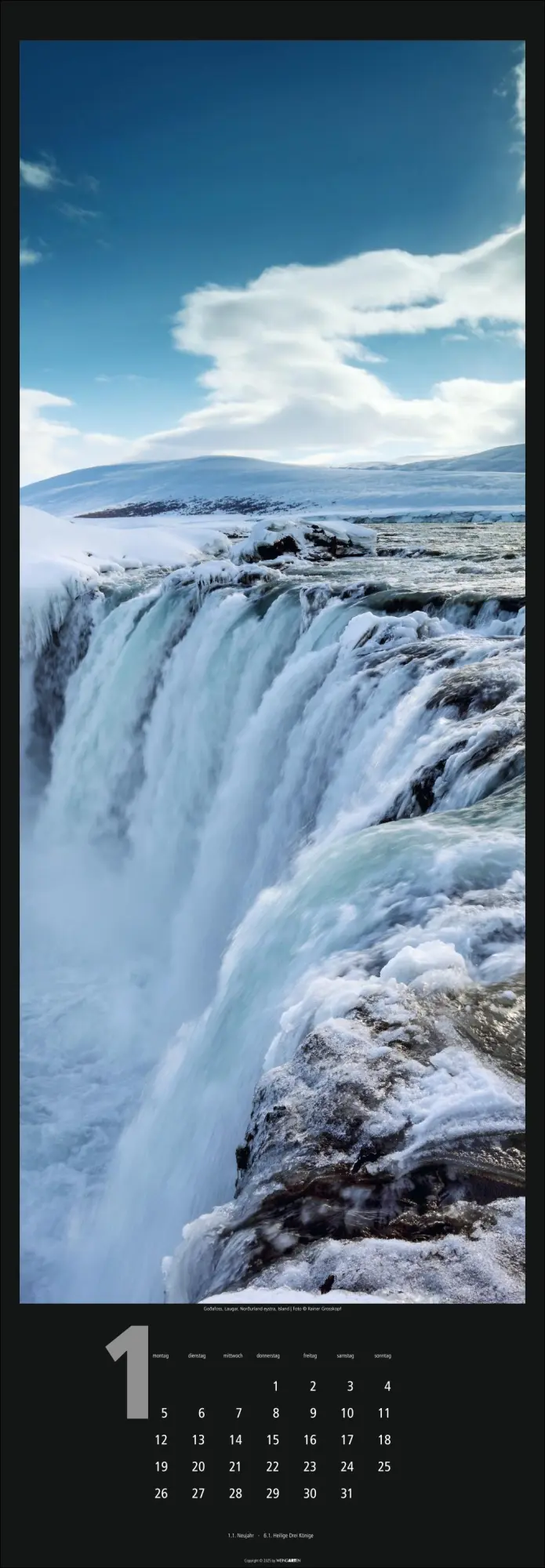 Bild: 9783839901625 | Wasserfälle Kalender 2026 | Weingarten | Kalender | Spiralbindung