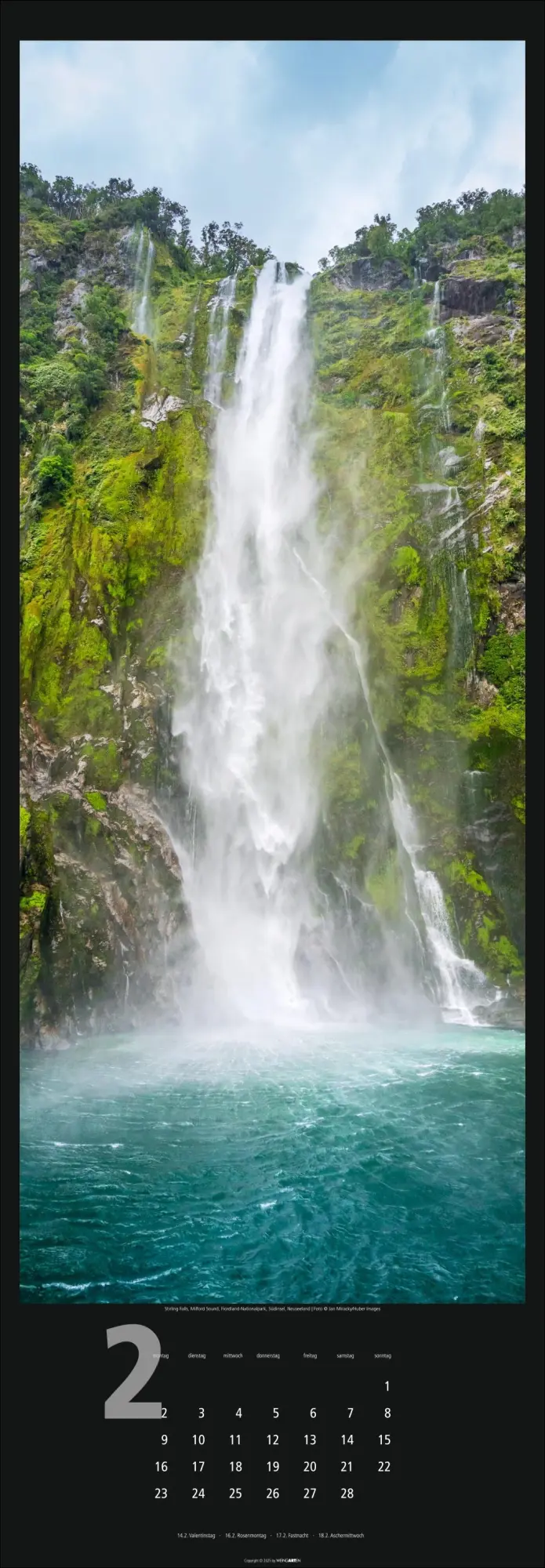 Bild: 9783839901625 | Wasserfälle Kalender 2026 | Weingarten | Kalender | Spiralbindung