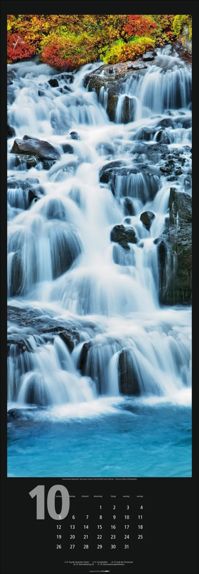 Bild: 9783839901625 | Wasserfälle Kalender 2026 | Weingarten | Kalender | Spiralbindung