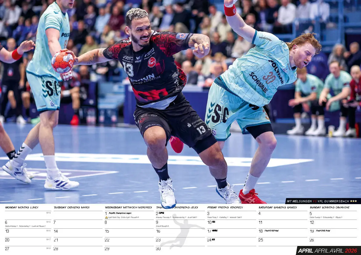 Bild: 9798893611625 | Handball Kalender 2026 | Kalender | 14 S. | Deutsch | 2026