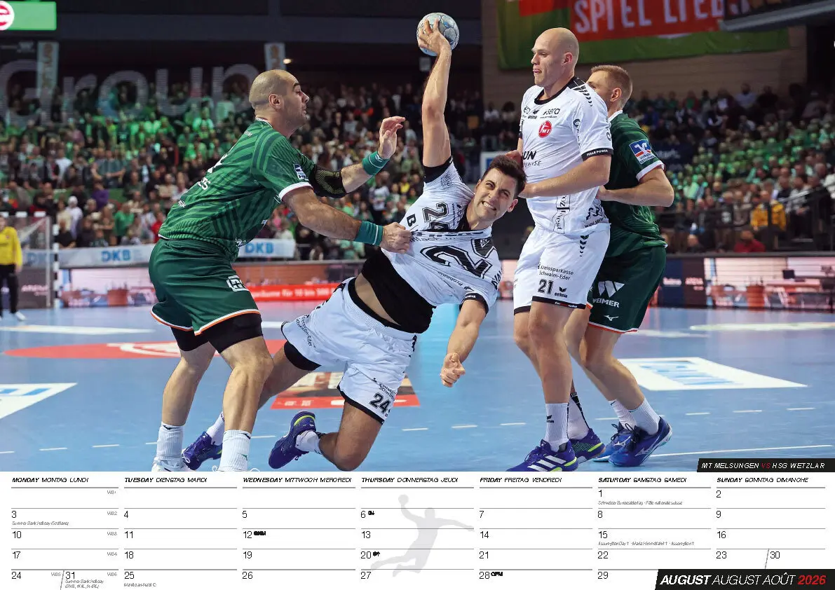 Bild: 9798893611625 | Handball Kalender 2026 | Kalender | 14 S. | Deutsch | 2026