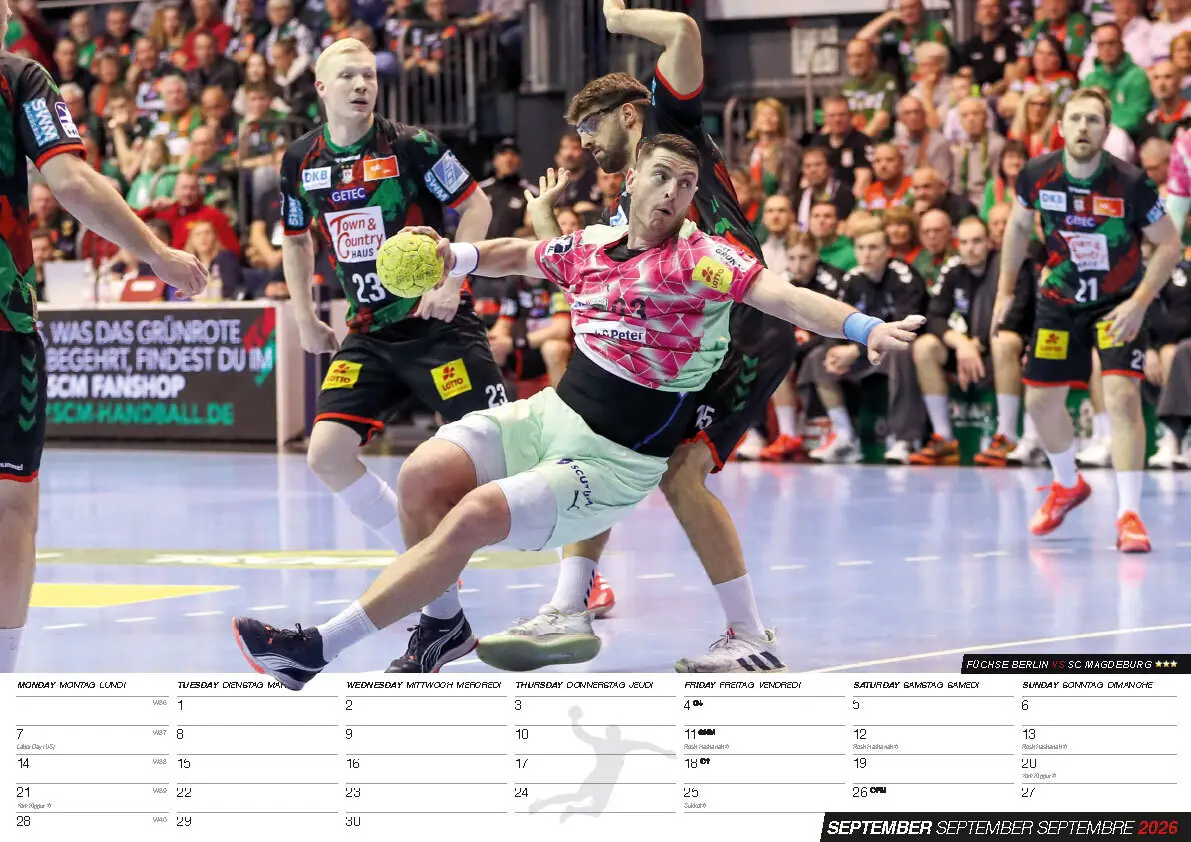 Bild: 9798893611625 | Handball Kalender 2026 | Kalender | 14 S. | Deutsch | 2026