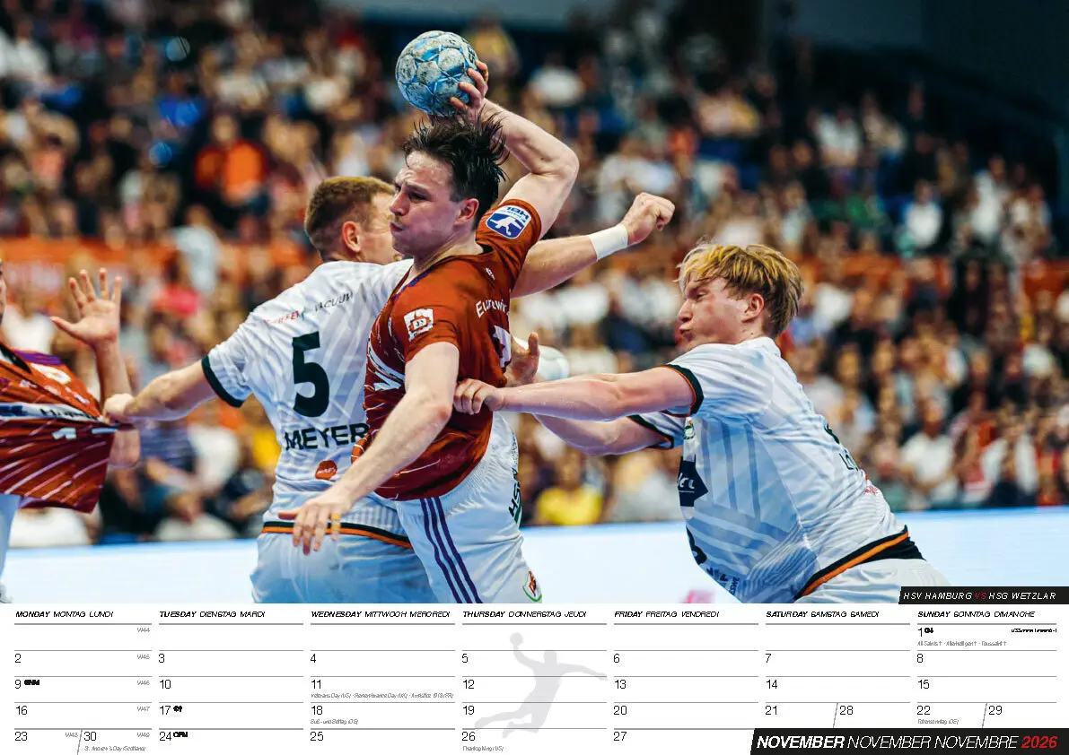 Bild: 9798893611625 | Handball Kalender 2026 | Kalender | 14 S. | Deutsch | 2026