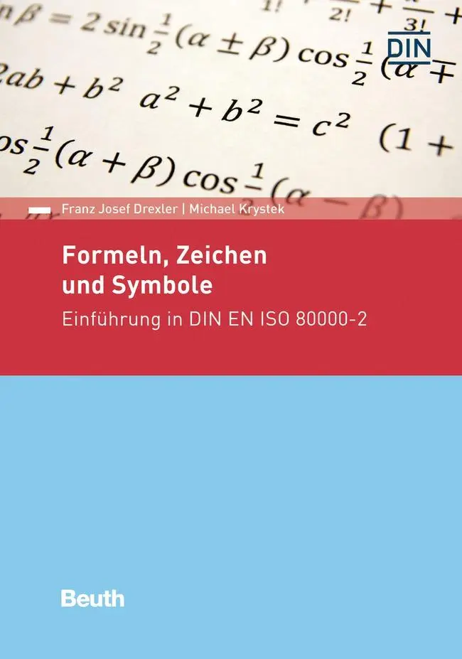 Cover: 9783410291725 | Formeln, Zeichen und Symbole | Einführung in DIN EN ISO 80000-2 | Buch