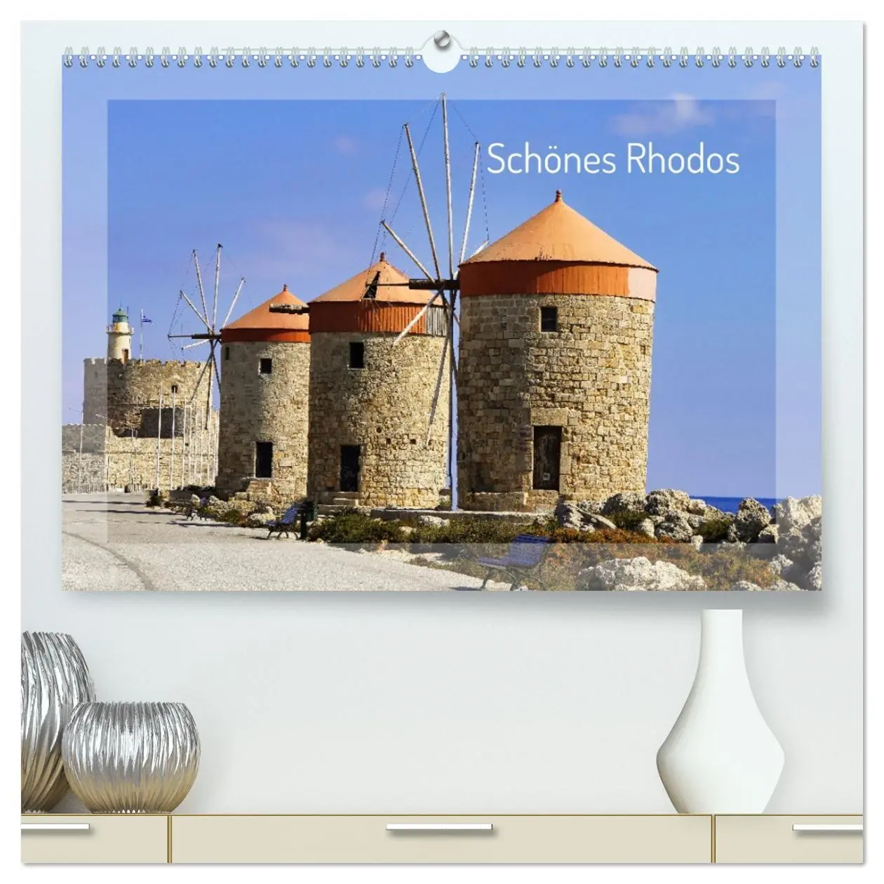 Cover: 9783457441725 | Schönes Rhodos (hochwertiger Premium Wandkalender 2026 DIN A2...