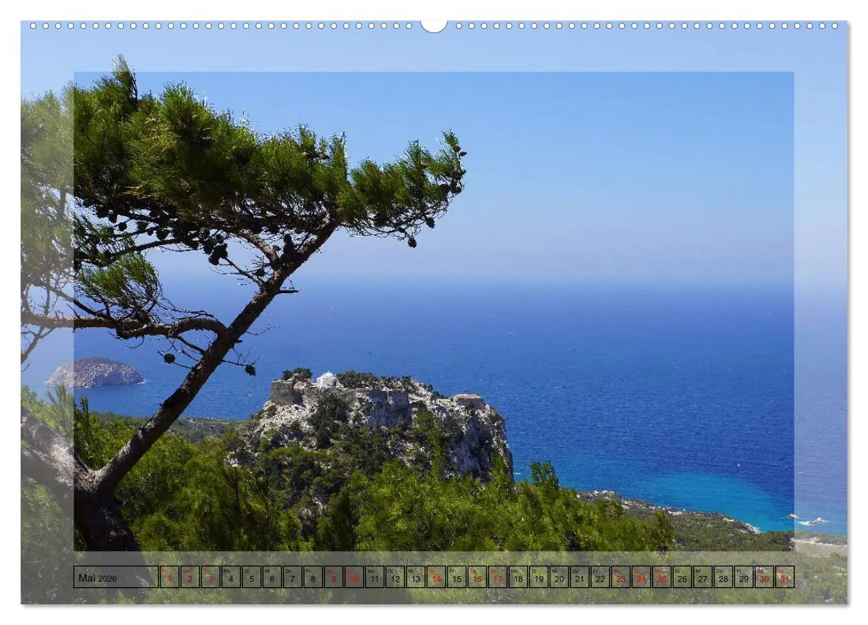 Bild: 9783457441725 | Schönes Rhodos (hochwertiger Premium Wandkalender 2026 DIN A2...