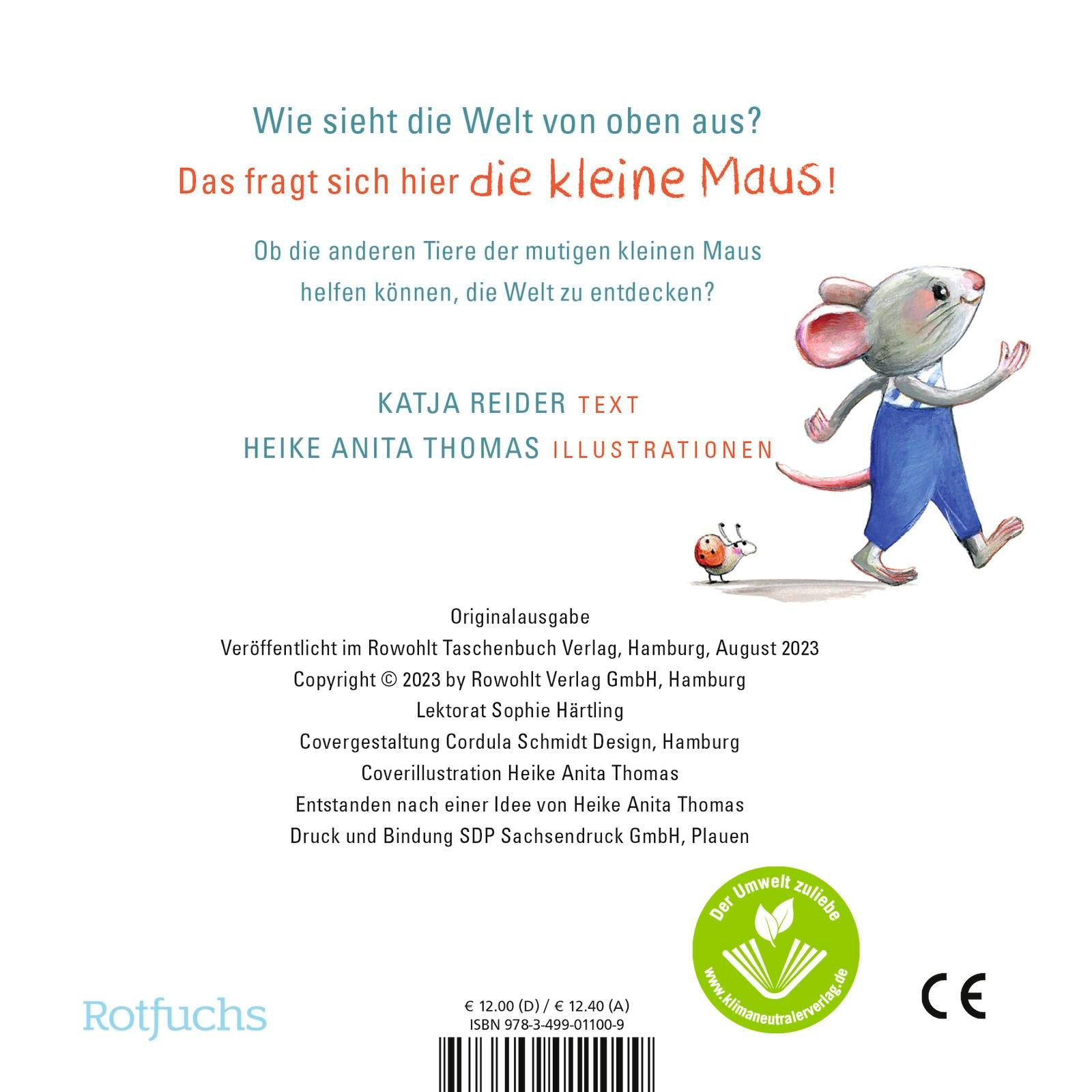 Rückseite: 9783757101725 | Die kleine Maus will hoch hinaus | Katja Reider | Buch | 24 S. | 2024