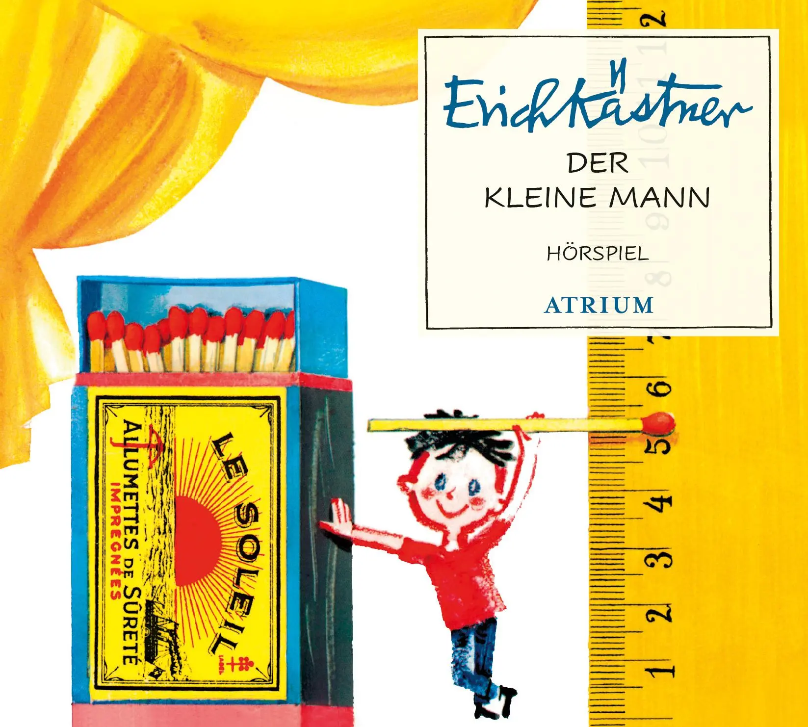 Cover: 9783855351725 | Der kleine Mann | Erich Kästner | Audio-CD | Atrium Kinderbuch | 2023
