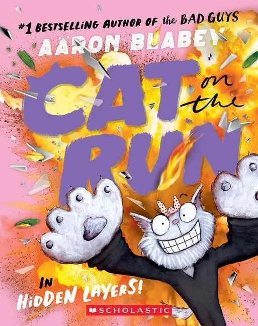 Cover: 9781546111825 | Cat on the Run in Hidden Layers! (Cat on the Run #3) | Aaron Blabey