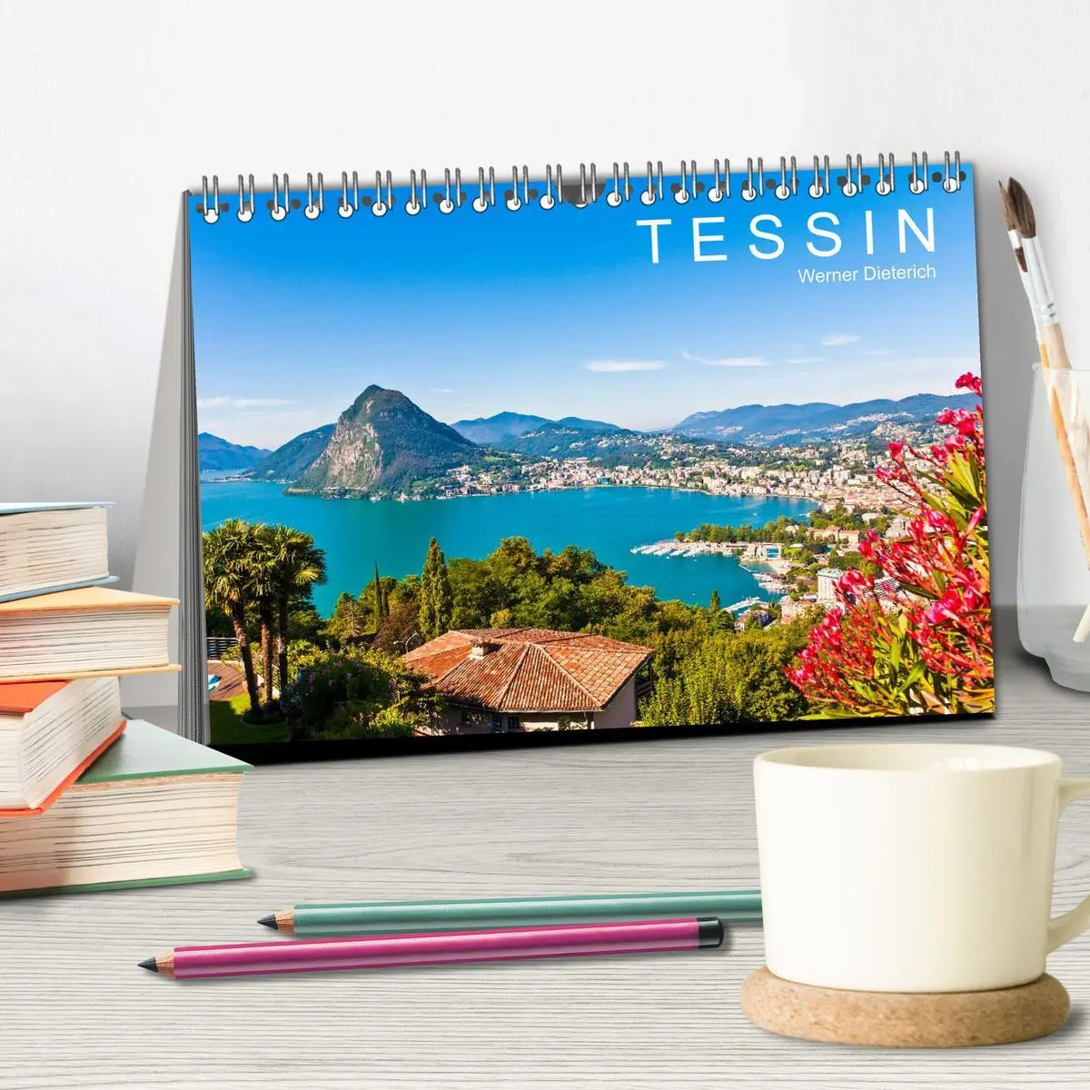Bild: 9783516211825 | TESSIN Werner Dieterich (Tischkalender 2026 DIN A5 quer), CALVENDO...