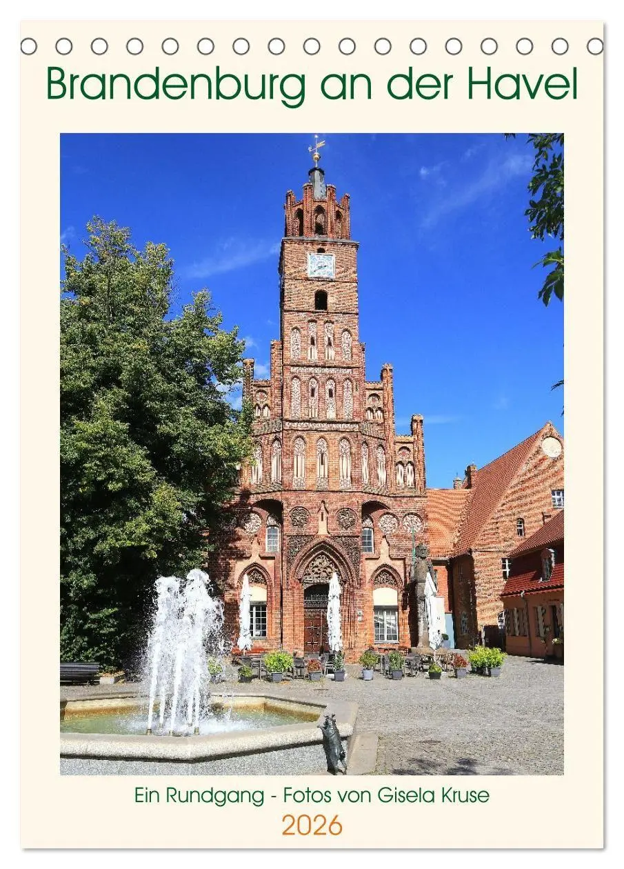Cover: 9783516691825 | Brandenburg an der Havel - Ein Rundgang (Tischkalender 2026 DIN A5...