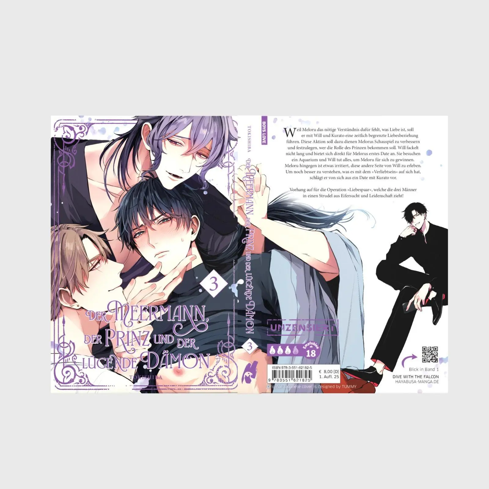 Bild: 9783551621825 | Der Meermann, der Prinz und der lügende Dämon 3 | Tokishiba | Buch