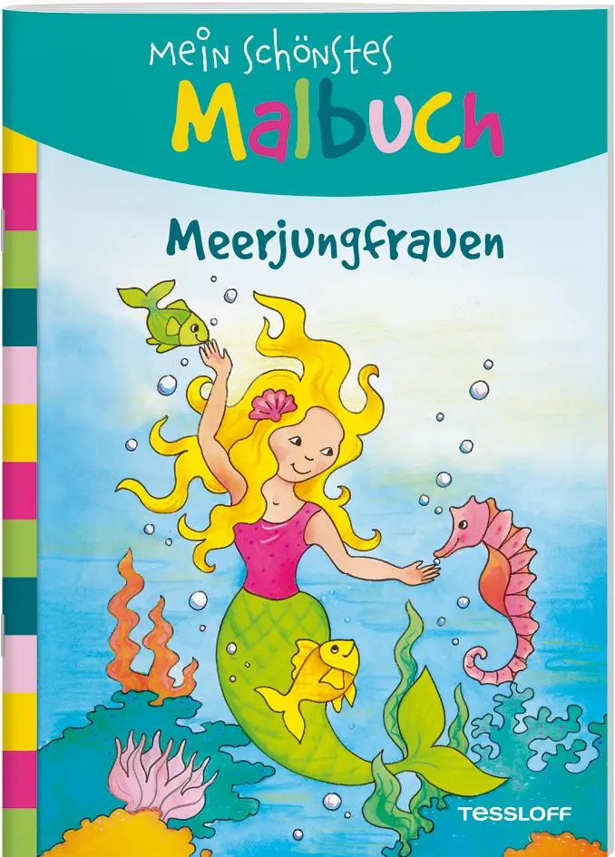 Cover: 9783788641825 | Mein schönstes Malbuch. Meerjungfrauen. Malen für Kinder ab 5 Jahren