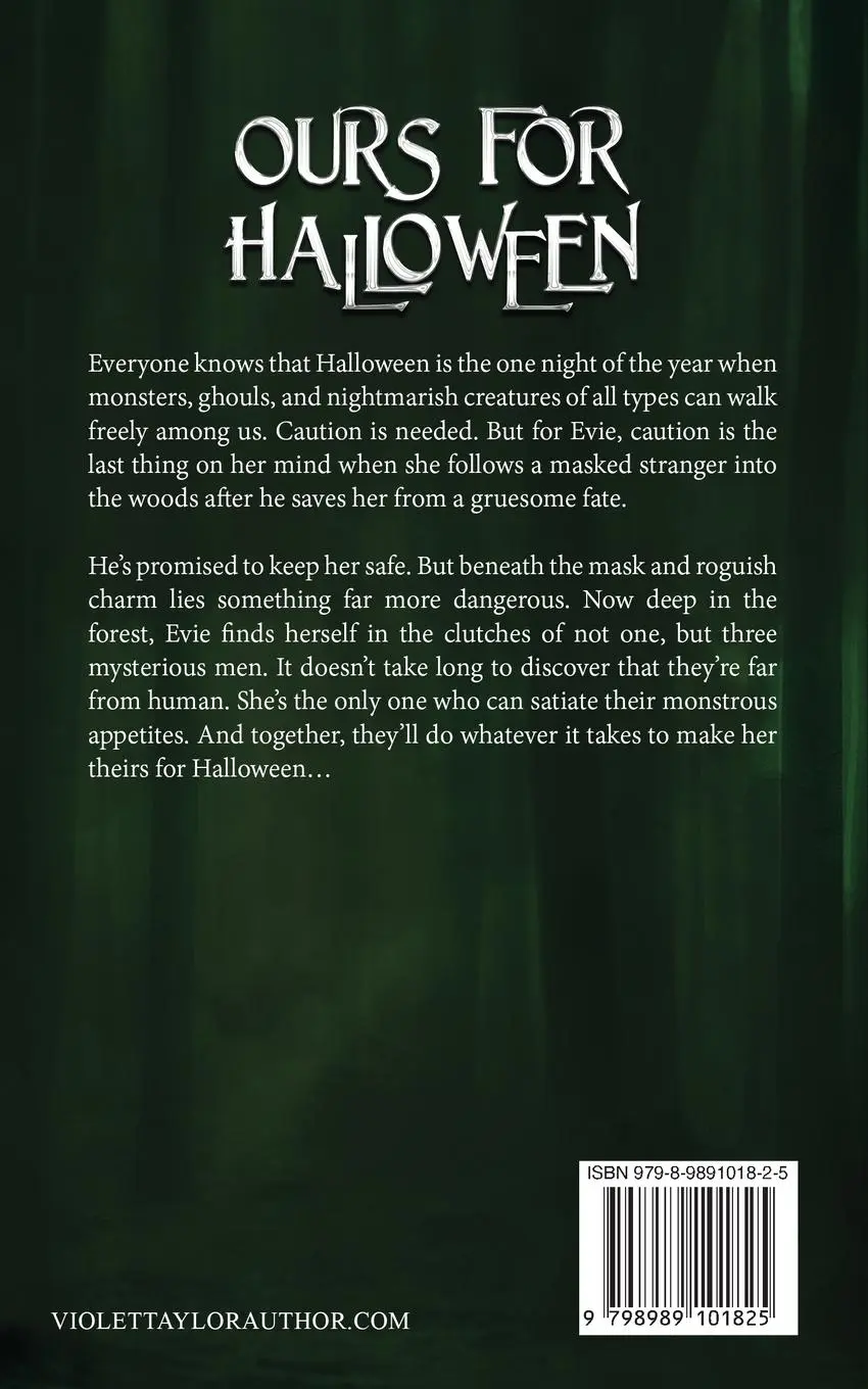 Rückseite: 9798989101825 | Ours for Halloween | Violet Taylor | Taschenbuch | Englisch | 2023