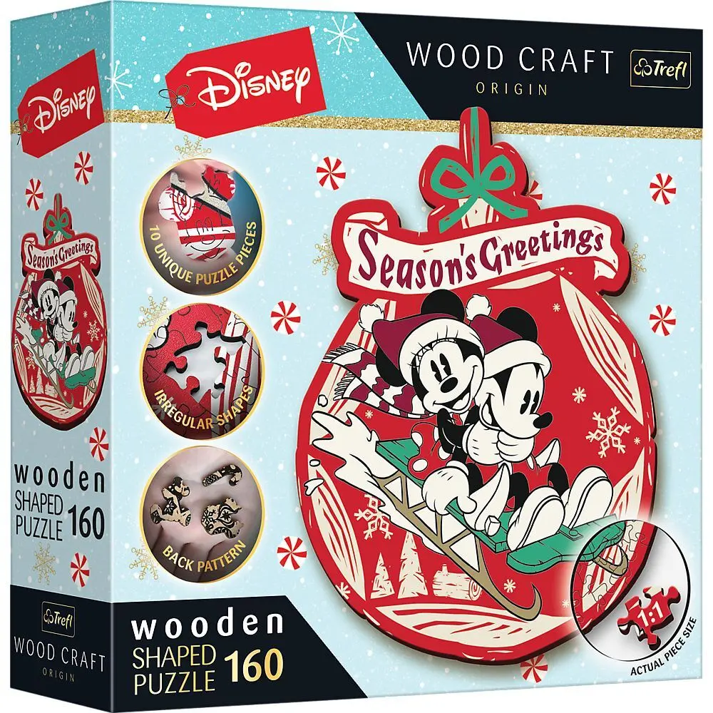 Cover: 5900511201925 | Holz Puzzle 160 Disney - Mickey und Minni's Weihnachtsabenteuer | 2023